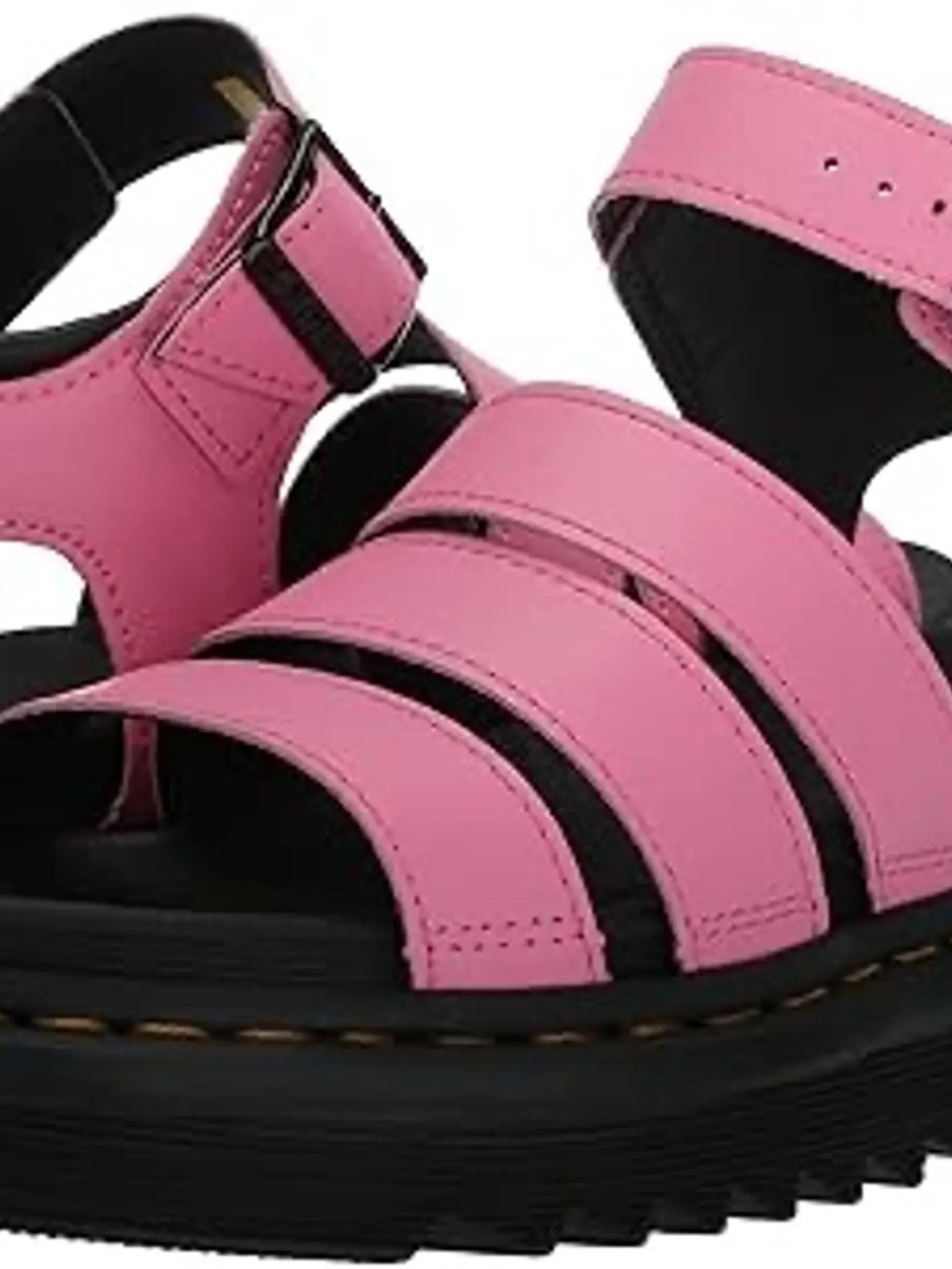 Dr. Martens Pink Strap Platform Sandals